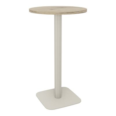 TABLE MANGE DEBOUT RONDE Ø60CM PIED CENTRAL H104,5 CM  ÉP. 25 MM  R3 ZC