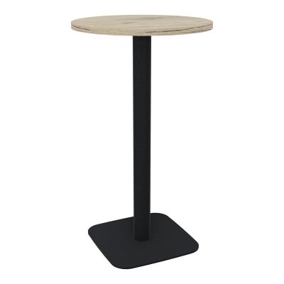 TABLE MANGE DEBOUT RONDE Ø60CM PIED CENTRAL H104,5 CM  ÉP. 25 MM  R3 ZP