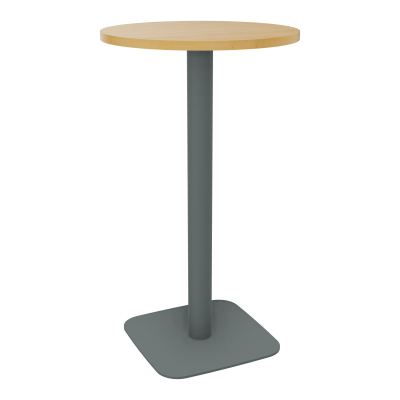 TABLE MANGE DEBOUT RONDE Ø60CM PIED CENTRAL H104,5 CM  ÉP. 25 MM  R5 SU