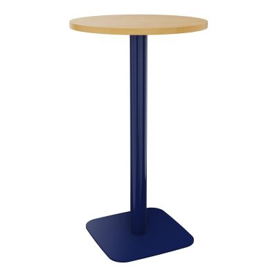 TABLE MANGE DEBOUT RONDE Ø60CM PIED CENTRAL H104,5 CM  ÉP. 25 MM  R5 X4
