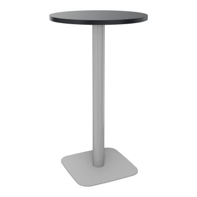 TABLE MANGE DEBOUT RONDE Ø60CM PIED CENTRAL H104,5 CM  ÉP. 25 MM  R9 SA