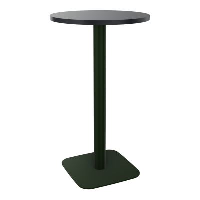 TABLE MANGE DEBOUT RONDE Ø60CM PIED CENTRAL H104,5 CM  ÉP. 25 MM  R9 ST