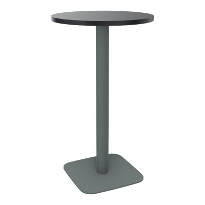 TABLE MANGE DEBOUT RONDE Ø60CM PIED CENTRAL H104,5 CM  ÉP. 25 MM  R9 SU