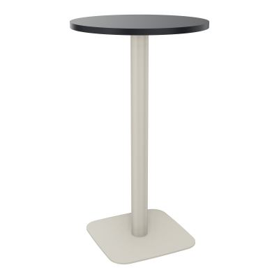TABLE MANGE DEBOUT RONDE Ø60CM PIED CENTRAL H104,5 CM  ÉP. 25 MM  R9 ZC