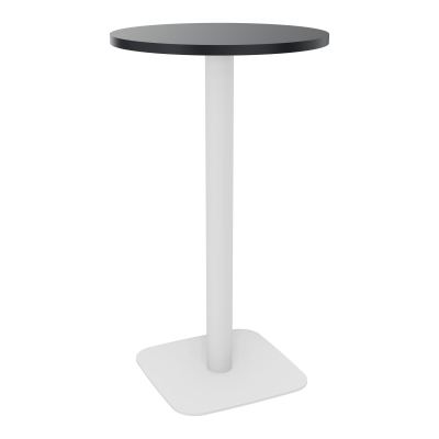 TABLE MANGE DEBOUT RONDE Ø60CM PIED CENTRAL H104,5 CM  ÉP. 25 MM  R9 ZO