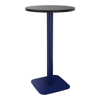 TABLE MANGE DEBOUT RONDE Ø60CM PIED CENTRAL H104,5 CM  ÉP. 25 MM  RK X4