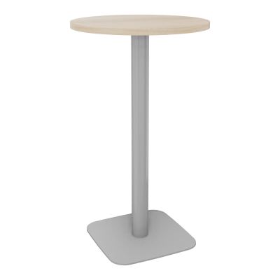 TABLE MANGE DEBOUT RONDE Ø60CM PIED CENTRAL H104,5 CM  ÉP. 25 MM  RZ SA