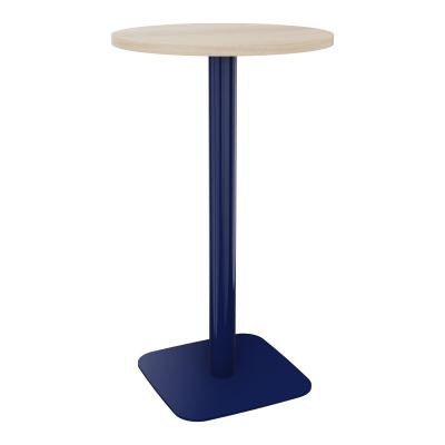TABLE MANGE DEBOUT RONDE Ø60CM PIED CENTRAL H104,5 CM  ÉP. 25 MM  RZ X4
