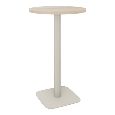 TABLE MANGE DEBOUT RONDE Ø60CM PIED CENTRAL H104,5 CM  ÉP. 25 MM  RZ ZC