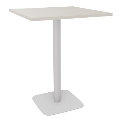 TABLE MANGE DEBOUT CARRÉE 80X80 CM PIED CENTRAL H104,5 CM  ÉP. 25 MM  N5 SD