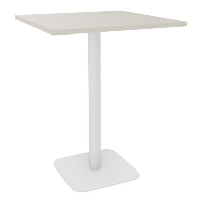 TABLE MANGE DEBOUT CARRÉE 80X80 CM PIED CENTRAL H104,5 CM  ÉP. 25 MM  N5 SO