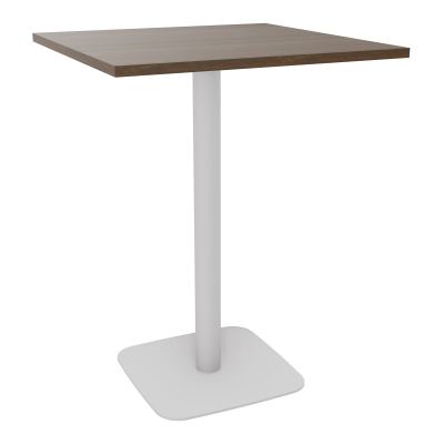 TABLE MANGE DEBOUT CARRÉE 80X80 CM PIED CENTRAL H104,5 CM  ÉP. 25 MM  N6 SD