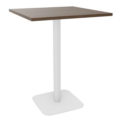 TABLE MANGE DEBOUT CARRÉE 80X80 CM PIED CENTRAL H104,5 CM  ÉP. 25 MM  N6 ZO