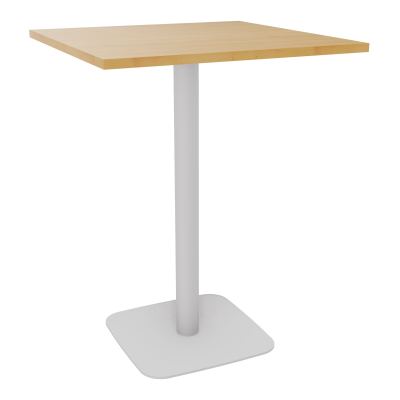 TABLE MANGE DEBOUT CARRÉE 80X80 CM PIED CENTRAL H104,5 CM  ÉP. 25 MM  R5 SD