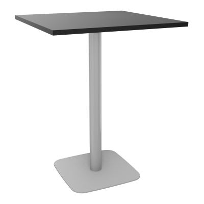 TABLE MANGE DEBOUT CARRÉE 80X80 CM PIED CENTRAL H104,5 CM  ÉP. 25 MM  RK SA