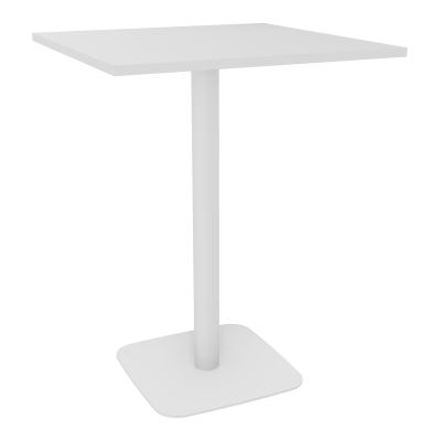 TABLE MANGE DEBOUT CARRÉE 80X80 CM PIED CENTRAL STRATIFIÉ ÉP. 23,6 MM  HZ ZO