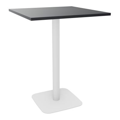TABLE MANGE DEBOUT CARRÉE 80X80 CM PIED CENTRAL STRATIFIÉ ÉP. 23,6 MM  VW SO