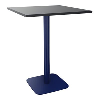 TABLE MANGE DEBOUT CARRÉE 80X80 CM PIED CENTRAL STRATIFIÉ ÉP. 23,6 MM  VW X4