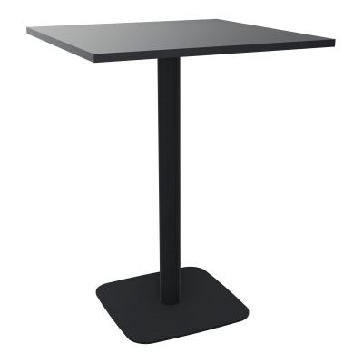 TABLE MANGE DEBOUT CARRÉE 80X80 CM PIED CENTRAL STRATIFIÉ ÉP. 23,6 MM  VW ZP