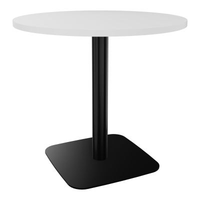 TABLE RONDE Ø80 CM PIED CENTRAL H73,5 CM  ÉP. 25 MM MG SG
