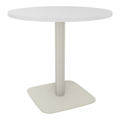 TABLE RONDE Ø80 CM PIED CENTRAL H73,5 CM  ÉP. 25 MM MG ZC