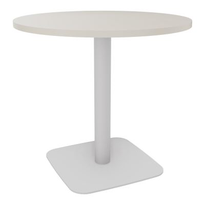 TABLE RONDE Ø80 CM PIED CENTRAL H73,5 CM  ÉP. 25 MM N5 SD