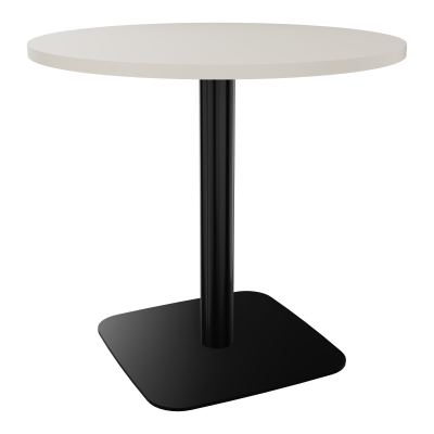 TABLE RONDE Ø80 CM PIED CENTRAL H73,5 CM  ÉP. 25 MM N5 SG