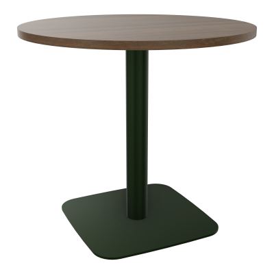 TABLE RONDE Ø80 CM PIED CENTRAL H73,5 CM  ÉP. 25 MM N6 ST