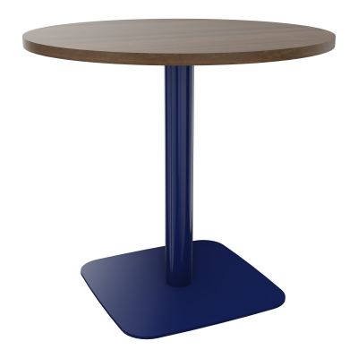 TABLE RONDE Ø80 CM PIED CENTRAL H73,5 CM  ÉP. 25 MM N6 X4