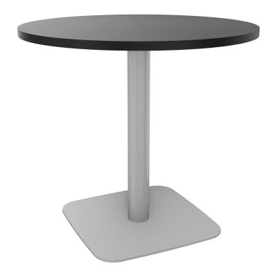 TABLE RONDE Ø80 CM PIED CENTRAL H73,5 CM  ÉP. 25 MM RK SA