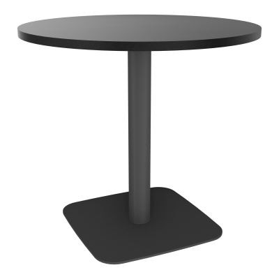 TABLE RONDE Ø80 CM PIED CENTRAL H73,5 CM  ÉP. 25 MM RK SC
