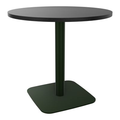 TABLE RONDE Ø80 CM PIED CENTRAL H73,5 CM  ÉP. 25 MM RK ST