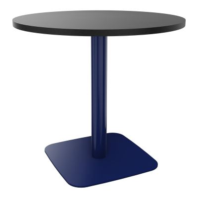 TABLE RONDE Ø80 CM PIED CENTRAL H73,5 CM  ÉP. 25 MM RK X4