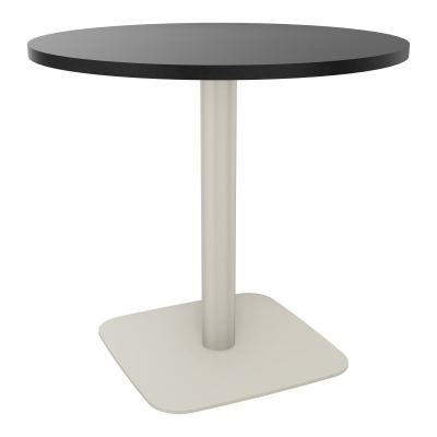 TABLE RONDE Ø80 CM PIED CENTRAL H73,5 CM  ÉP. 25 MM RK ZC