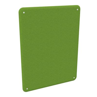 CLOISON SOLANGE BORDS ARRONDIS H160XL120 CM EP. 47 MM BK