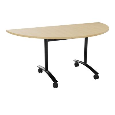 TABLE ABATTANTE 1/2 LUNE 165X82,5CM