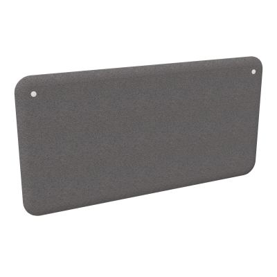PANNEAUX ECRANS ACOUST. SOLANGE BORDS ARRONDIS H70XL140 CM EP. 47 MM BN
