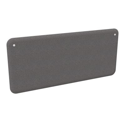 PANNEAUX ECRANS ACOUST. SOLANGE BORDS ARRONDIS H70XL160 CM EP. 47 MM BN