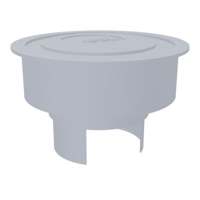 OBTURATEUR EOL ABS GRIS ALU BOUCHON D60 BAGUE D80MM OI