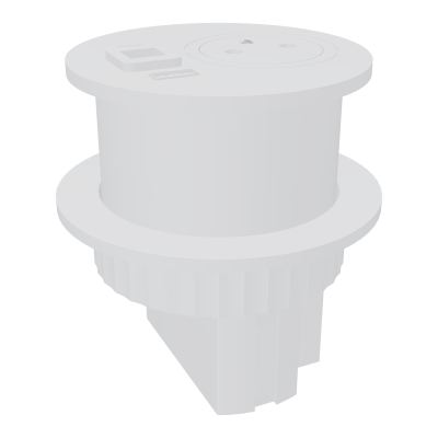 OBTURATEUR 1PC+1USBA+1USBC+1RJ45 - FR