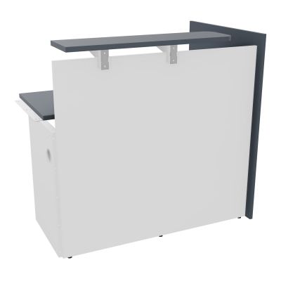 GRETA MOD.HAUT DROIT EXTREM.GCHE. L120XP80XH113,5 PLAN H73,5 VDF LONG A GAUCHE