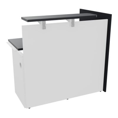 GRETA MOD.HAUT DROIT EXTREM.GCHE. L120XP80XH113,5 PLAN H73,5 VDF LONG A GAUCHE