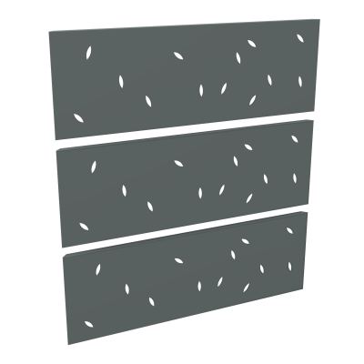 GUEST 3 HABILL.METAL L80 PERFORATIONS FEUILLE SU