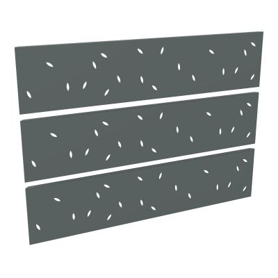 GUEST 3 HABILL.METAL L120 PERFORATIONS FEUILLE SU