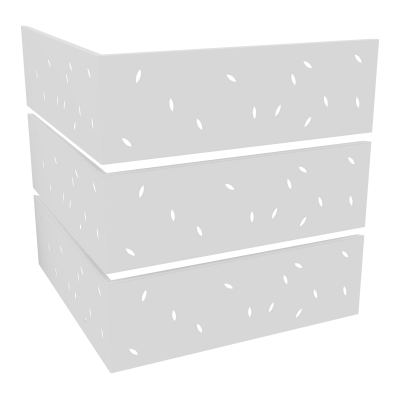 GUEST 6 HABILL.METAL 90° PERFORATIONS FEUILLE SO