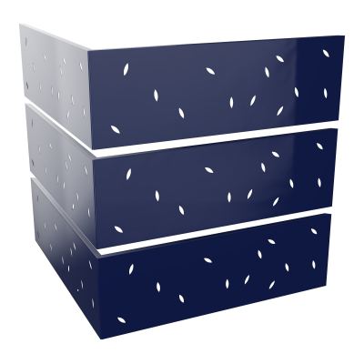GUEST 6 HABILL.METAL 90° PERFORATIONS FEUILLE X4