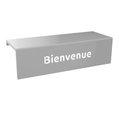 GUEST TABLETTE Bienvenue L100 CM METAL SA