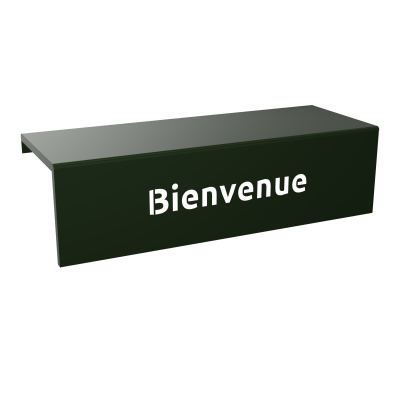 GUEST TABLETTE Bienvenue L100 CM METAL