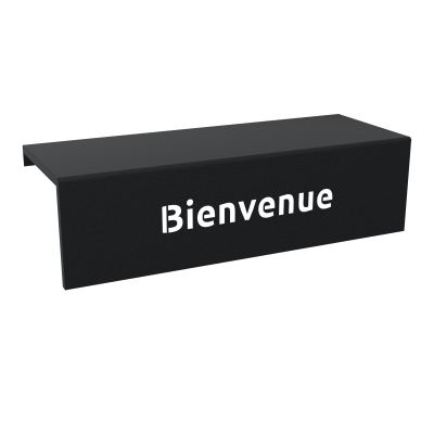 GUEST TABLETTE Bienvenue L100 CM METAL