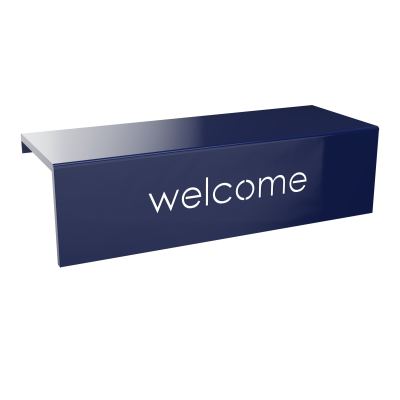 GUEST TABLETTE Welcome L100 CM METAL X4